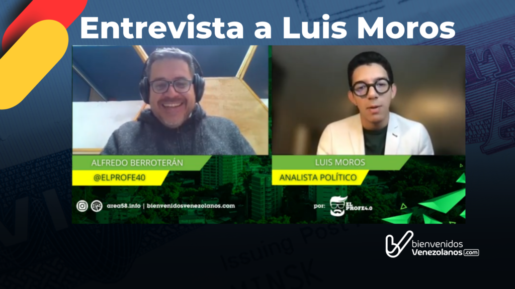 Luis Moros contando su experiencia como migrante en una Entrevista en Área 58 con Jose Berroterán